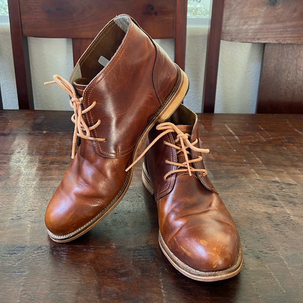 J Shoes Monarch Leather Chukka Men's Boots